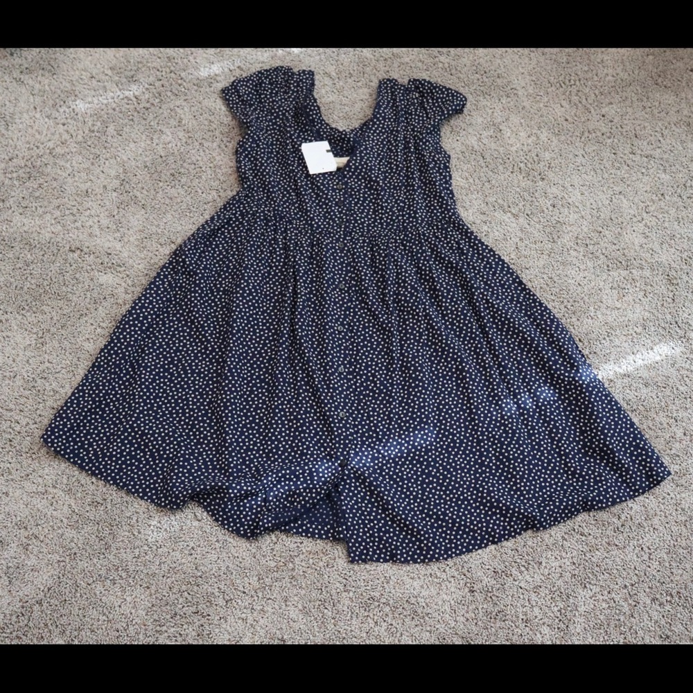 *NEW* Denim & Supply Blue Polka Dot Dress-Medium